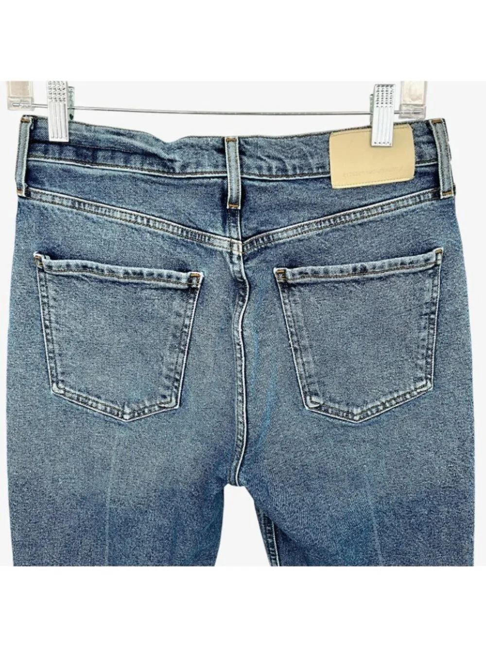 Citizens Of Humanity Jolene Jeans Womens 28 Blue High Rise Straight Button Fly .